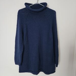 Eileen Fisher Chunky Knit Turtleneck Sweater Medium